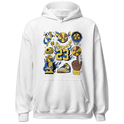 Low OG Canary TVSC 1s Hoodie Match Neclaces Number 23 - NastyJamz