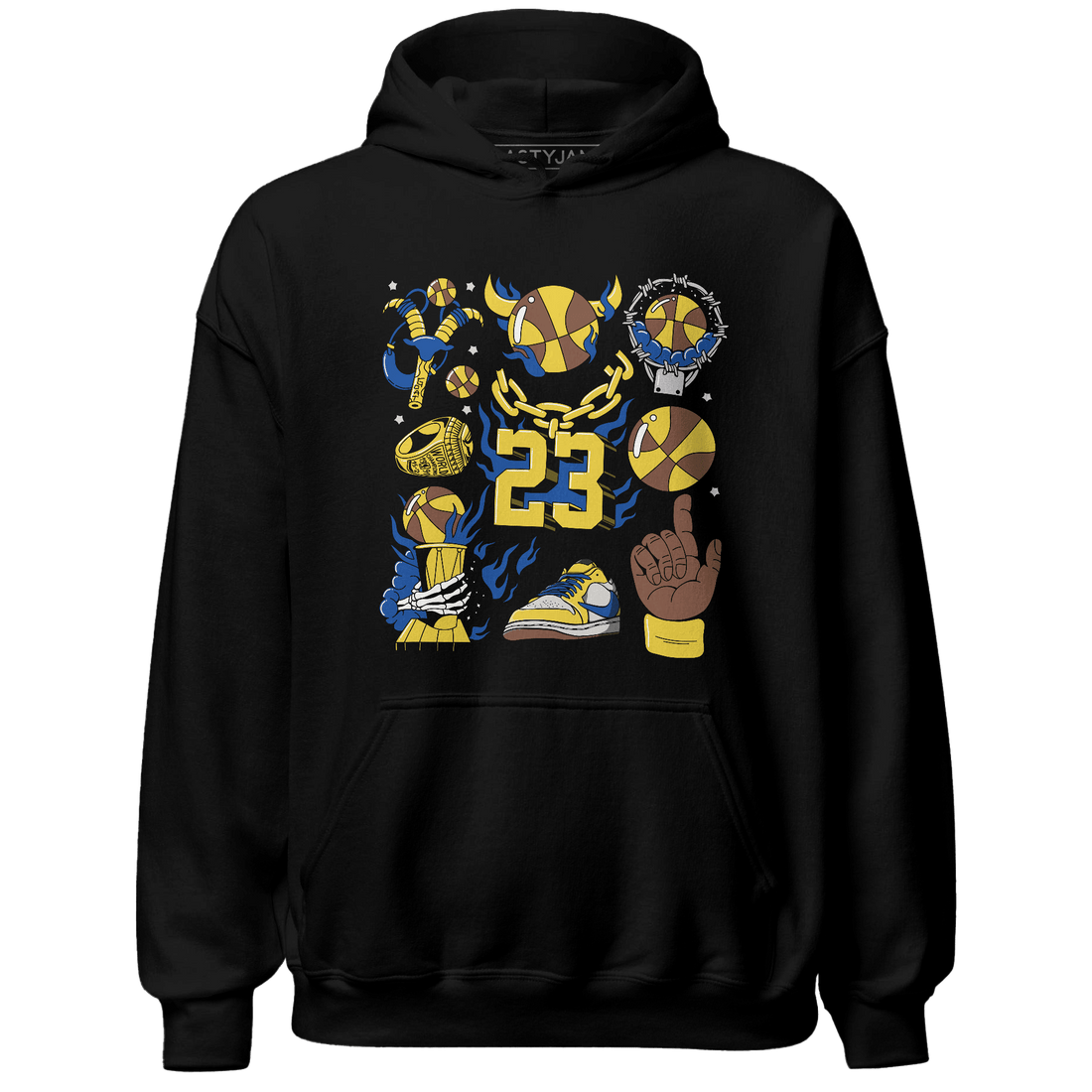 Low OG Canary TVSC 1s Hoodie Match Neclaces Number 23 - NastyJamz