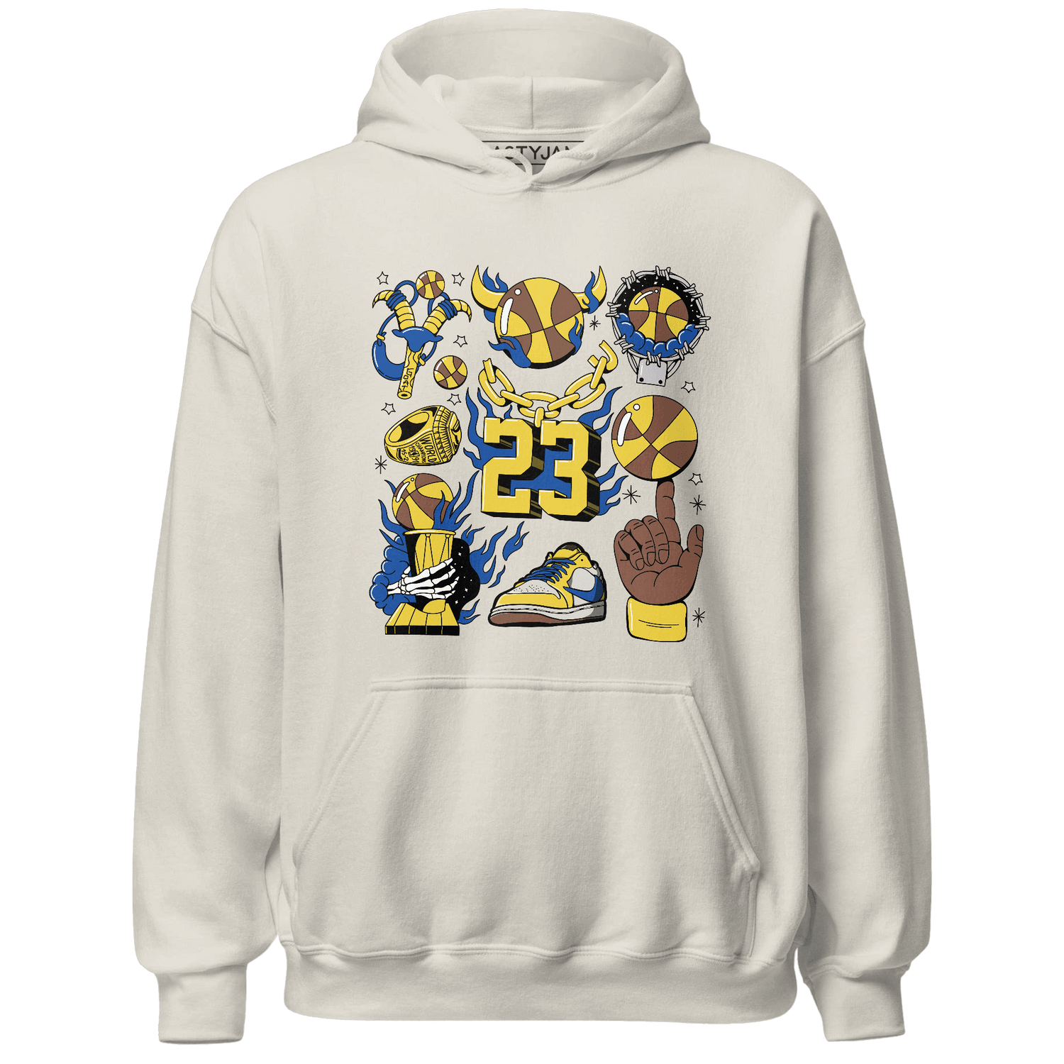 Low OG Canary TVSC 1s Hoodie Match Neclaces Number 23 - NastyJamz
