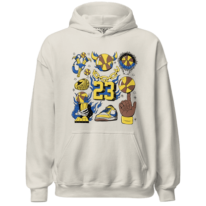 Low OG Canary TVSC 1s Hoodie Match Neclaces Number 23 - NastyJamz