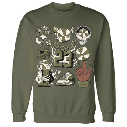 Medium-Olive-1s-NastyJamz-Sweatshirt-Match-Neclaces-Number-23