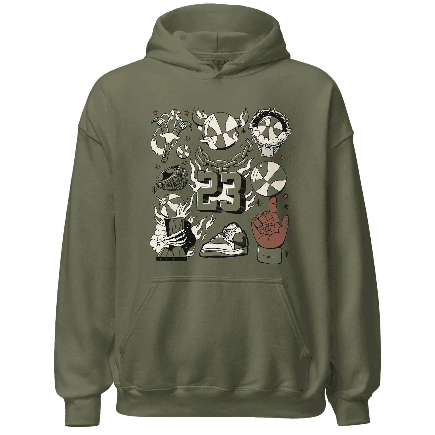 Medium-Olive-1s-NastyJamz-Hoodie-Match-Neclaces-Number-23