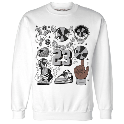Wolf-Grey-1s-Sweatshirt-Match-Neclaces-Number-23