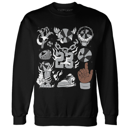 Wolf-Grey-1s-Sweatshirt-Match-Neclaces-Number-23