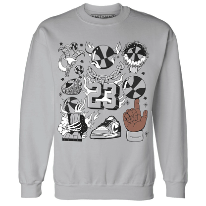 Wolf-Grey-1s-Sweatshirt-Match-Neclaces-Number-23