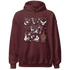 Burgundy-Crush-3s-NastyJamz-Hoodie-Match-Neclaces-Number-23