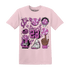 GS Hyper Violet 4s T Shirt Neclaces Number 23 - NastyJamz