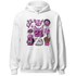 GS Hyper Violet 4s Hoodie Match Neclaces Number 23 - NastyJamz