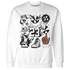 Reverse Oreo 6s Sweatshirt Match Neclaces Number 23 - NastyJamz