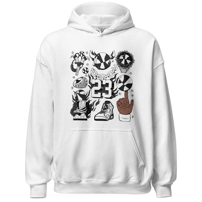 Reverse Oreo 6s Hoodie Match Neclaces Number 23 - NastyJamz