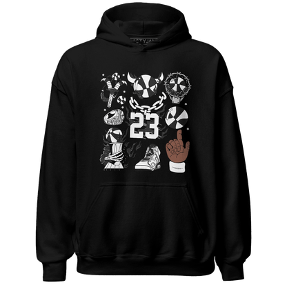 Reverse Oreo 6s Hoodie Match Neclaces Number 23 - NastyJamz