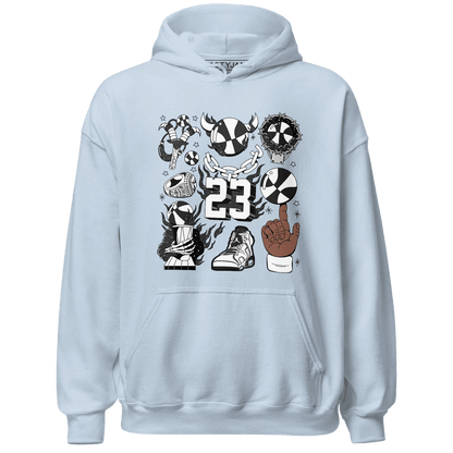 Reverse Oreo 6s Hoodie Match Neclaces Number 23 - NastyJamz
