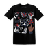 White-Navy-6s-T-Shirt-Match-Neclaces-Number-23