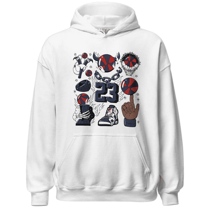 White-Navy-6s-Hoodie-Match-Neclaces-Number-23