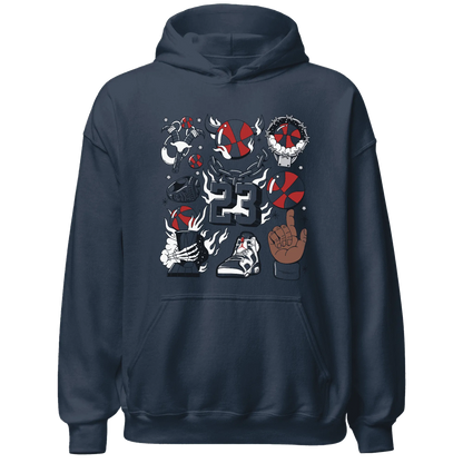 White-Navy-6s-Hoodie-Match-Neclaces-Number-23
