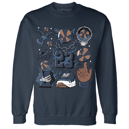 AM 1 86 Jackie RBS Sweatshirt Match Neclaces Number 23 - NastyJamz