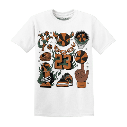 Dunk-Low-Ceramic-T-Shirt-Match-Neclaces-Number-23