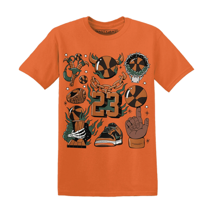 Dunk-Low-Ceramic-T-Shirt-Match-Neclaces-Number-23