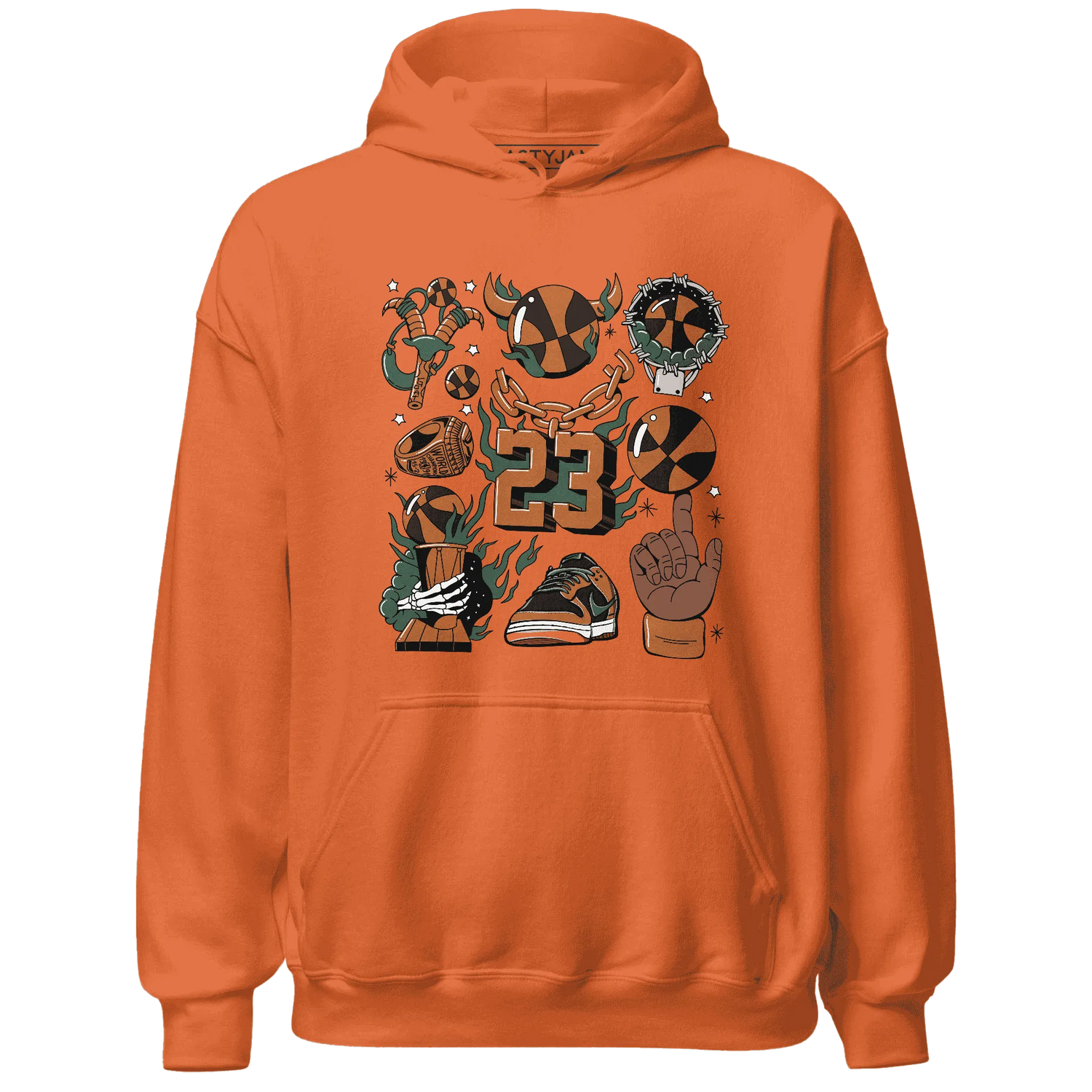 Dunk-Low-Ceramic-Hoodie-Match-Neclaces-Number-23