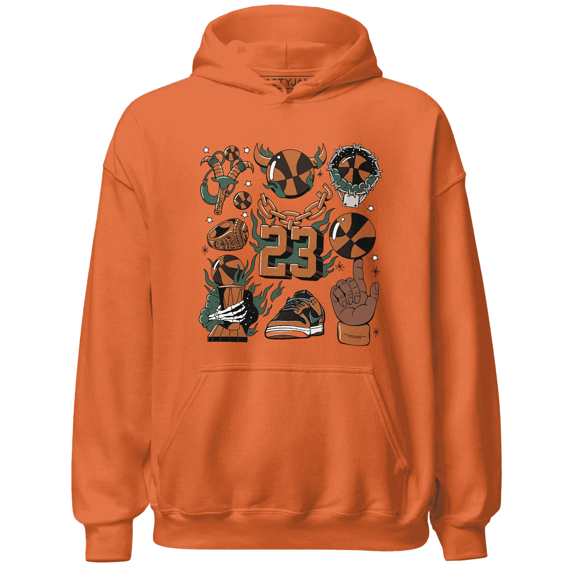 Dunk-Low-Ceramic-Hoodie-Match-Neclaces-Number-23