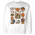 Dunk-Low-Retro-Wheat-Orange-Sweatshirt-Match-Neclaces-Number-23