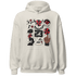 Jumman Jack University Red Hoodie Match Neclaces Number 23 - NastyJamz