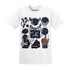 VaporMax-Plus-Midnight-Navy-White-Metallic-Silver-T-Shirt-Match-Neclaces-Number-23