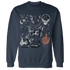 VaporMax-Plus-Midnight-Navy-White-Metallic-Silver-Sweatshirt-Match-Neclaces-Number-23