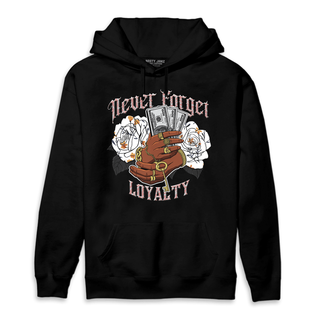 Red Stardust 3s Hoodie Match Never Forget Loyalty - NastyJamz