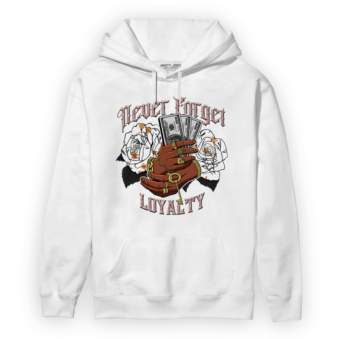 Red Stardust 3s Hoodie Match Never Forget Loyalty - NastyJamz