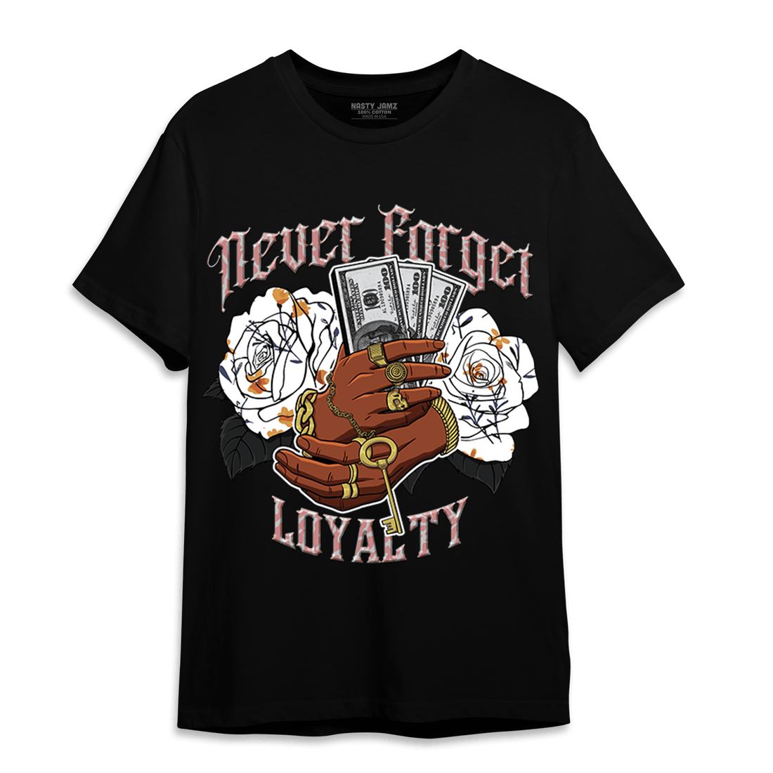 Red Stardust 3s T Shirt Match Never Forget Loyalty - NastyJamz