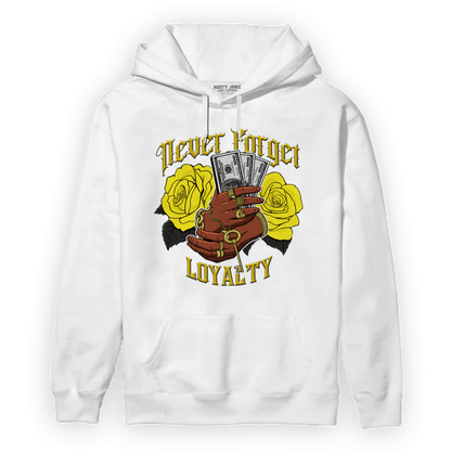 Vivid Sulfur 4s Hoodie Match Never Forget Loyalty - NastyJamz
