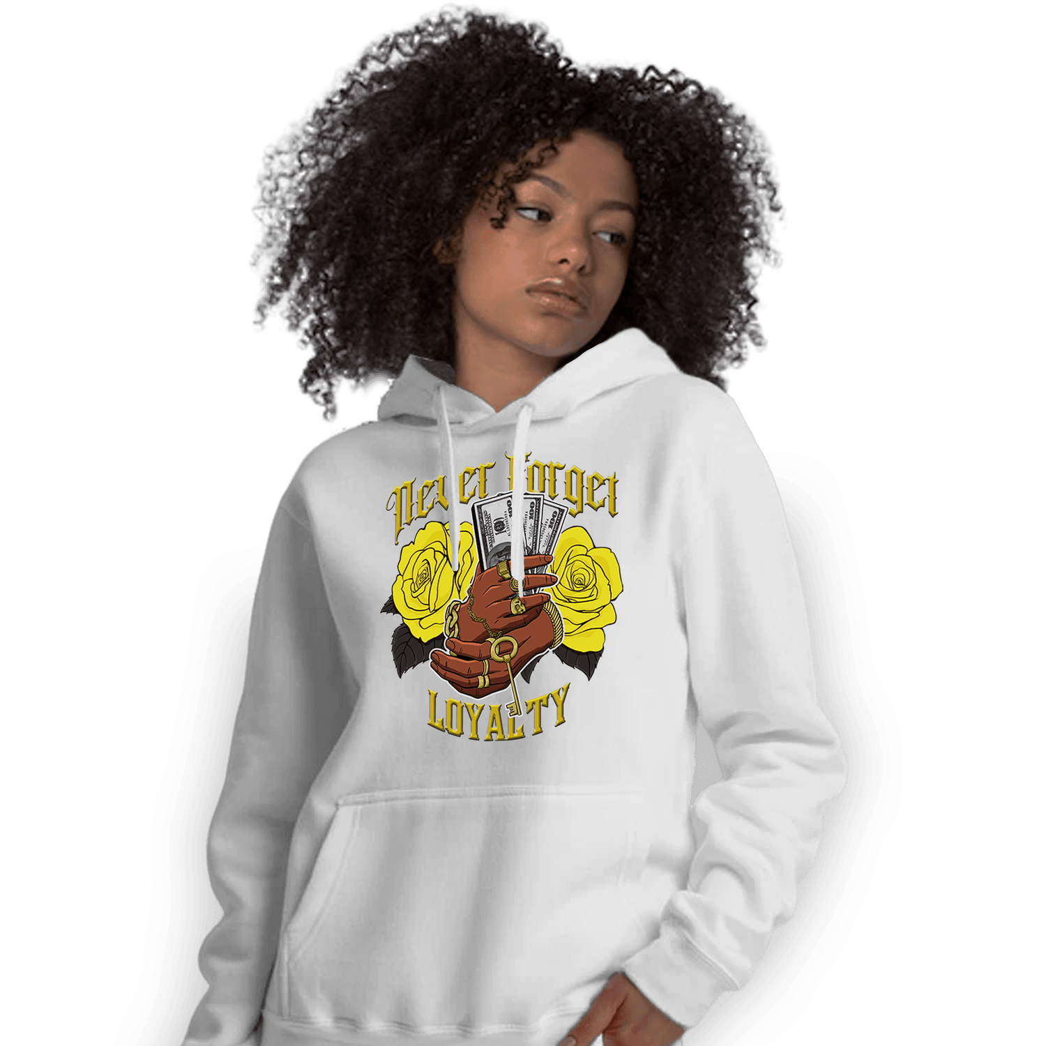 Vivid Sulfur 4s Hoodie Match Never Forget Loyalty - NastyJamz