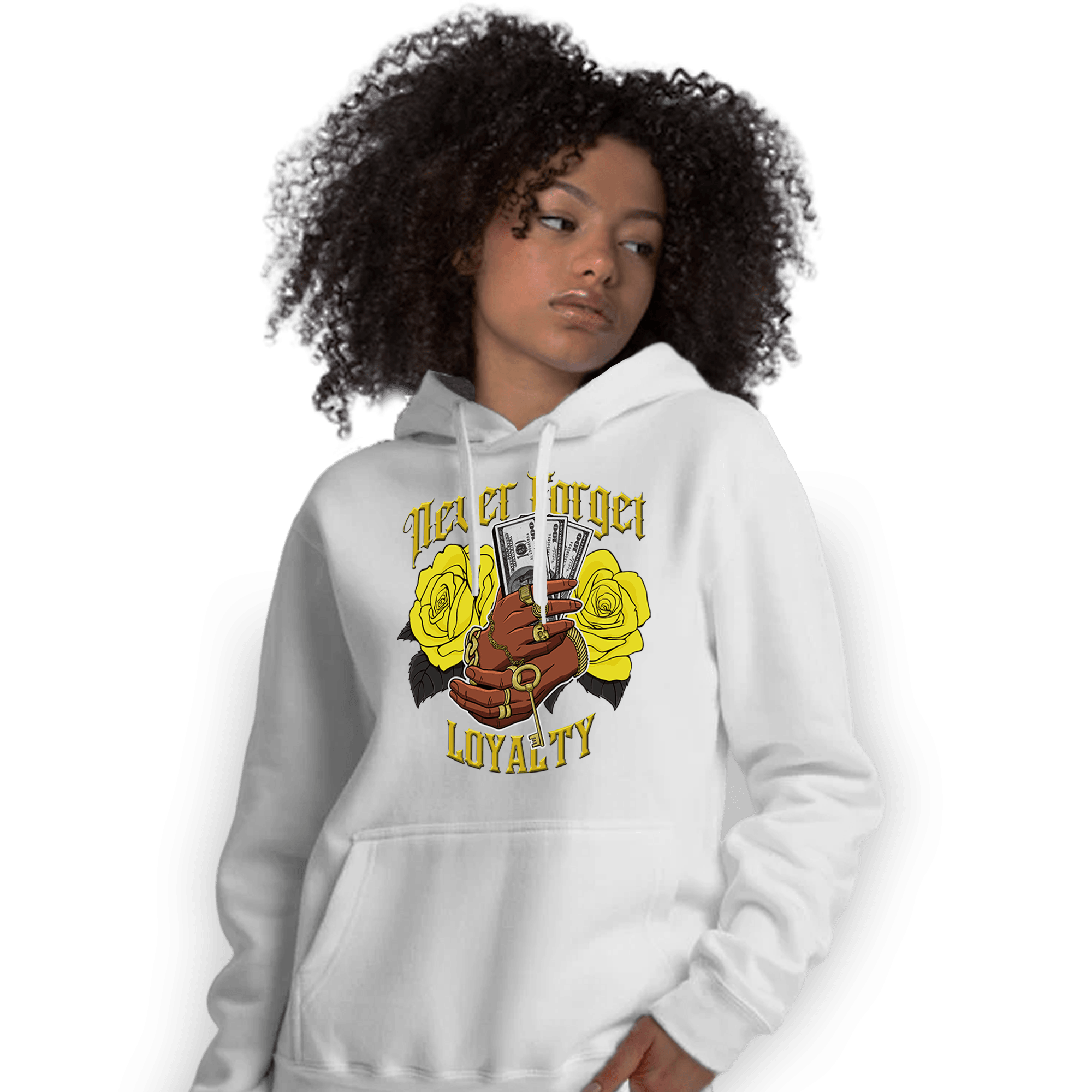 Vivid Sulfur 4s Hoodie Match Never Forget Loyalty - NastyJamz