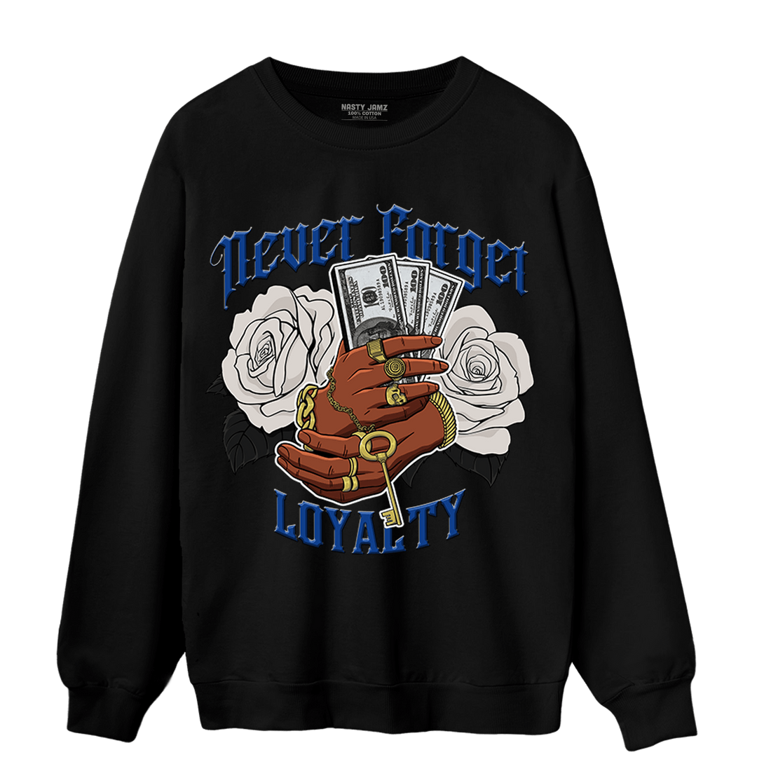 Air Max 1 86 Royal Sweatshirt Match Never Forget Loyalty - NastyJamz