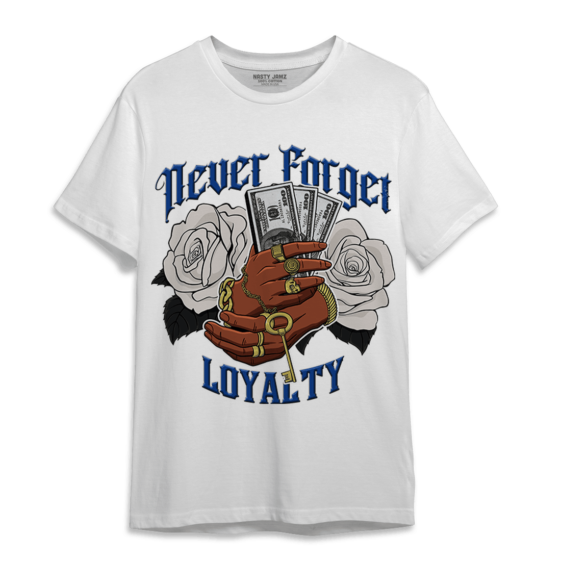 Air Max 1 86 Royal T Shirt Match Never Forget Loyalty - NastyJamz