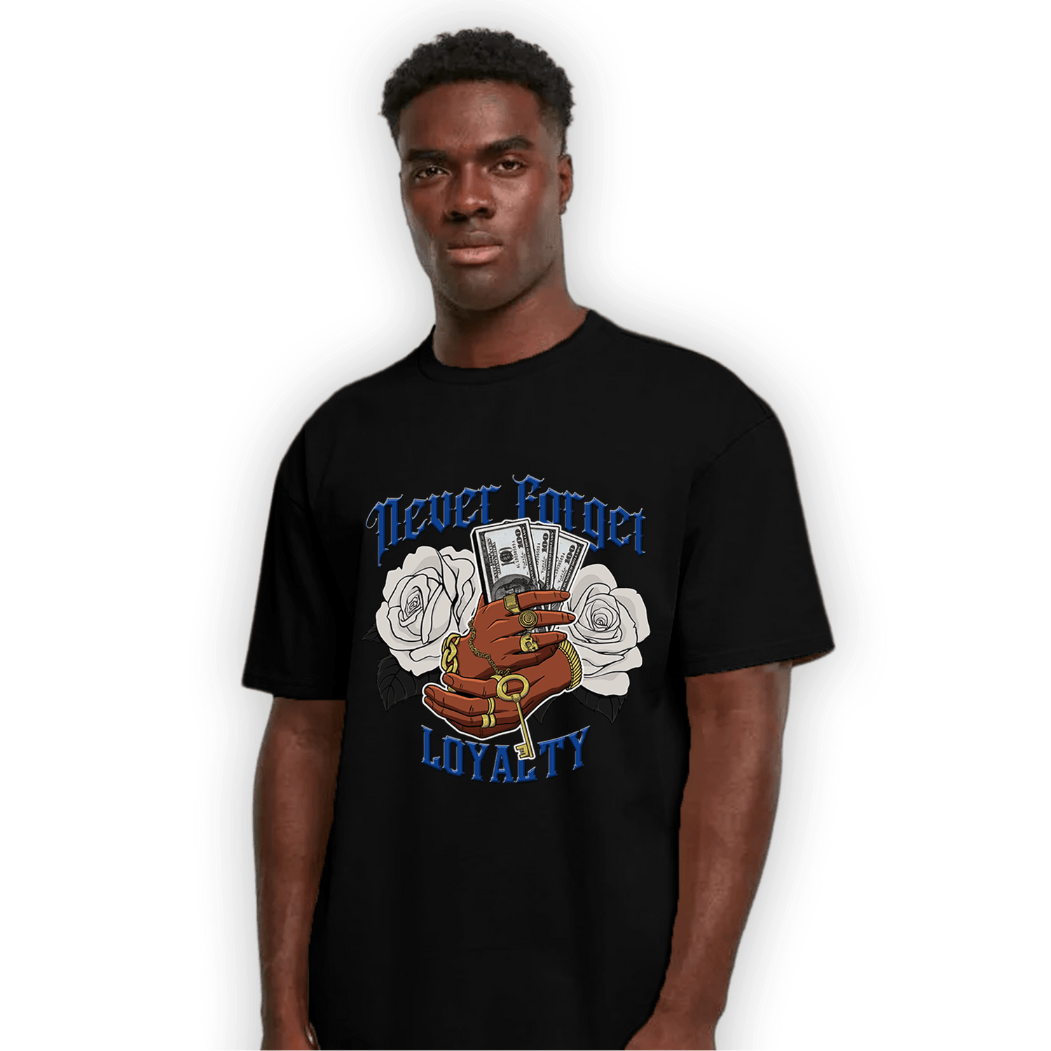 Air Max 1 86 Royal T Shirt Match Never Forget Loyalty - NastyJamz