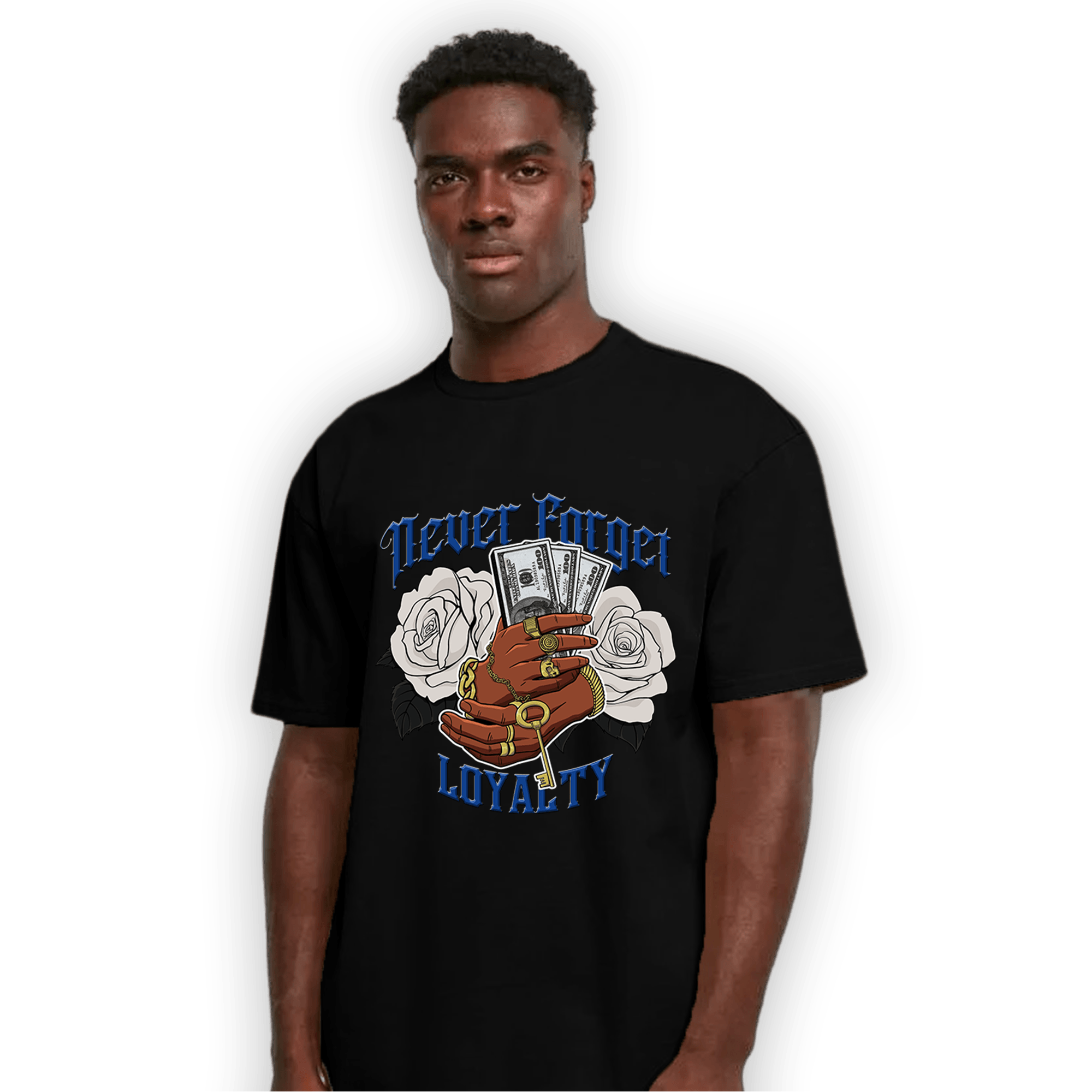 Air Max 1 86 Royal T Shirt Match Never Forget Loyalty - NastyJamz