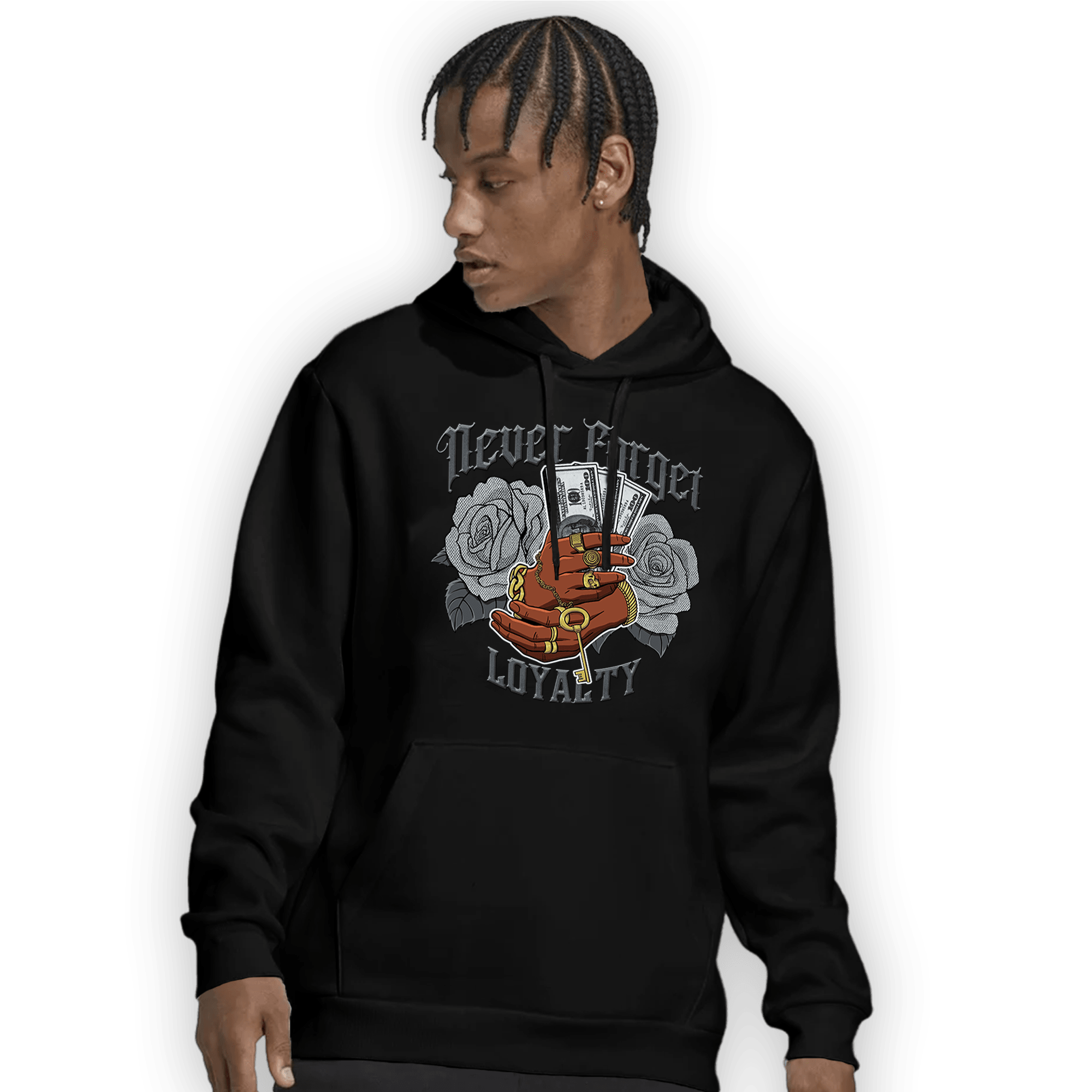 Air Max 90 Iron Grey Hoodie Match Never Forget Loyalty - NastyJamz