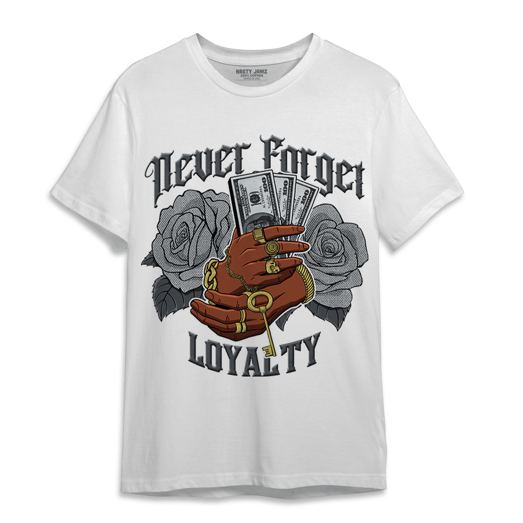 Air Max 90 Iron Grey T Shirt Match Never Forget Loyalty - NastyJamz