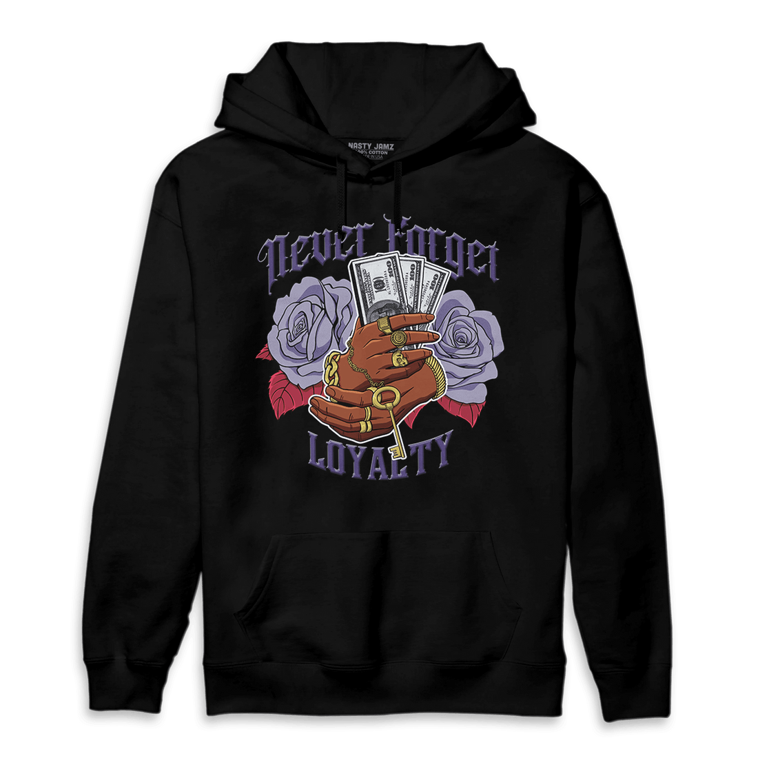 Dunk Low Plum Hoodie Match Never Forget Loyalty - NastyJamz