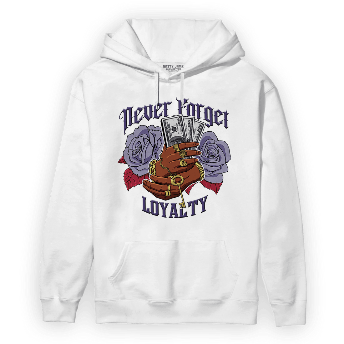 Dunk Low Plum Hoodie Match Never Forget Loyalty - NastyJamz