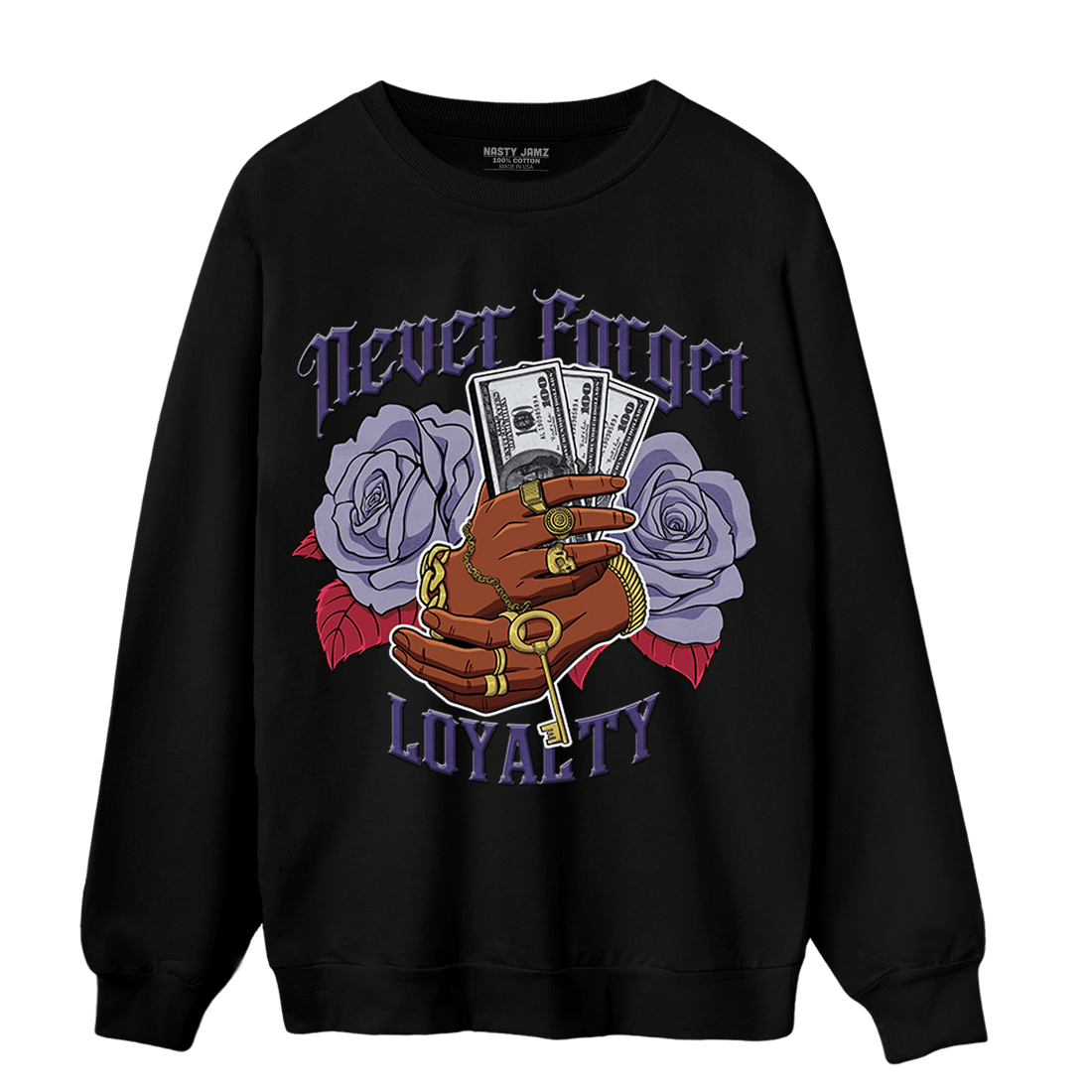 Dunk Low Plum Sweatshirt Match Never Forget Loyalty - NastyJamz