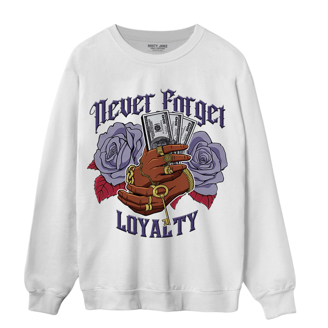 Dunk Low Plum Sweatshirt Match Never Forget Loyalty - NastyJamz