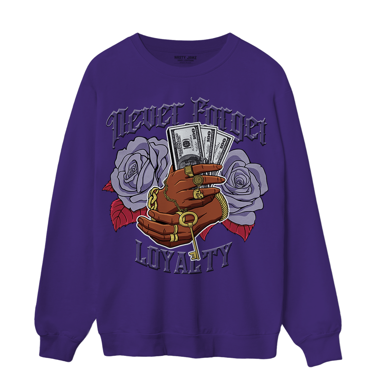 Dunk Low Plum Sweatshirt Match Never Forget Loyalty - NastyJamz