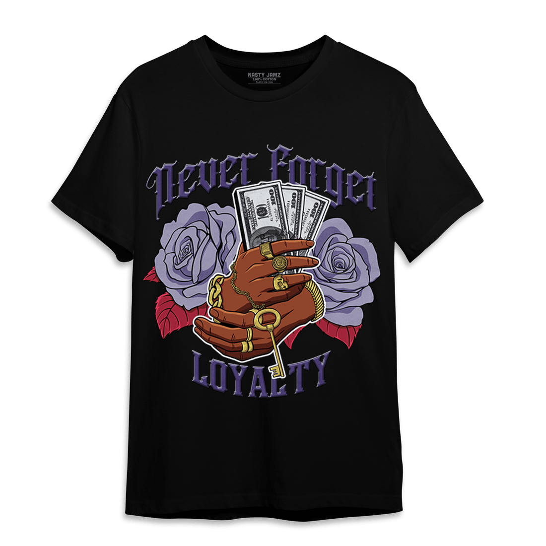 Dunk Low Plum T Shirt Match Never Forget Loyalty - NastyJamz