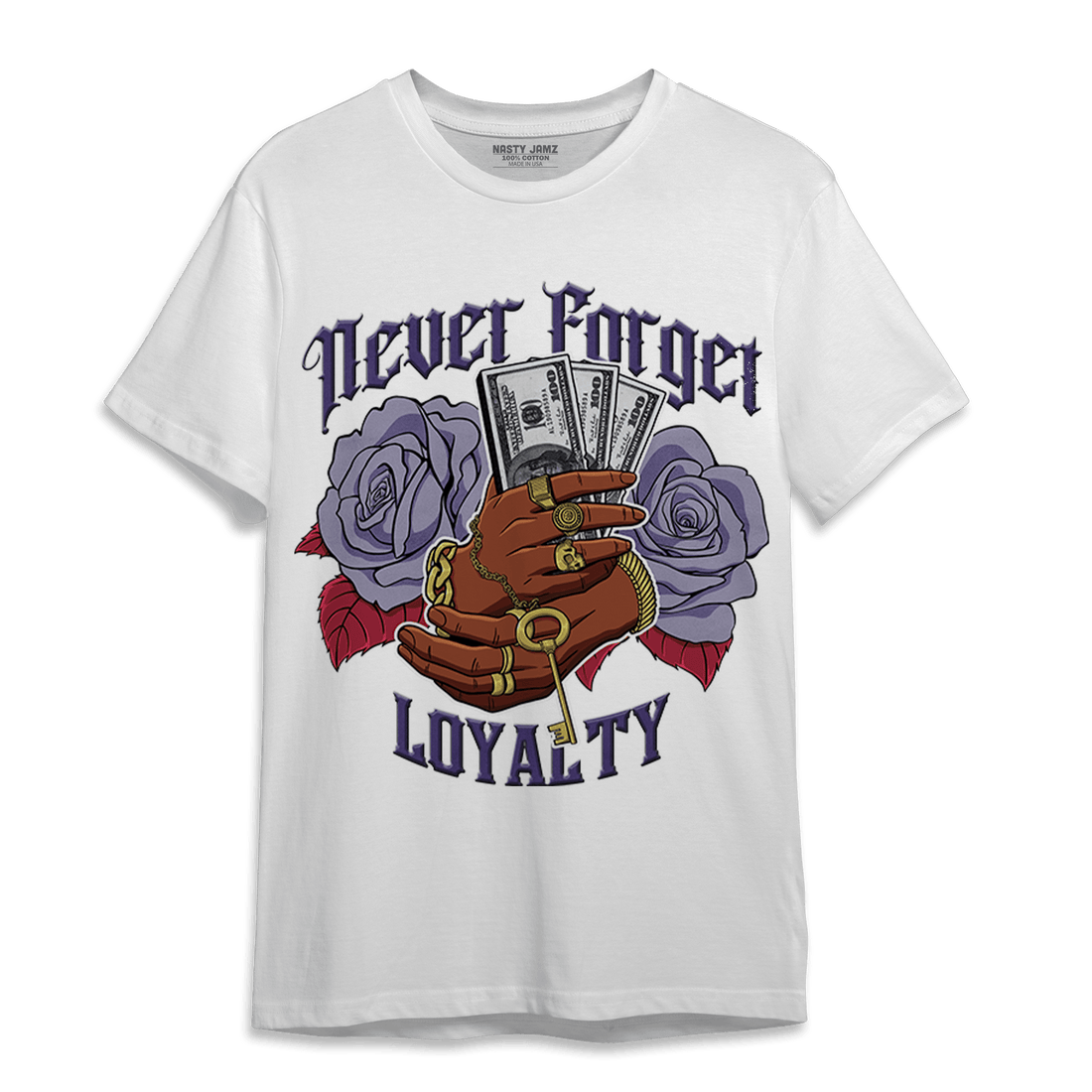 Dunk Low Plum T Shirt Match Never Forget Loyalty - NastyJamz