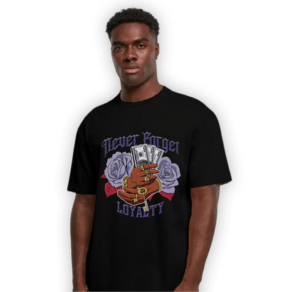 Dunk Low Plum T Shirt Match Never Forget Loyalty - NastyJamz