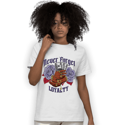 Dunk Low Plum T Shirt Match Never Forget Loyalty - NastyJamz