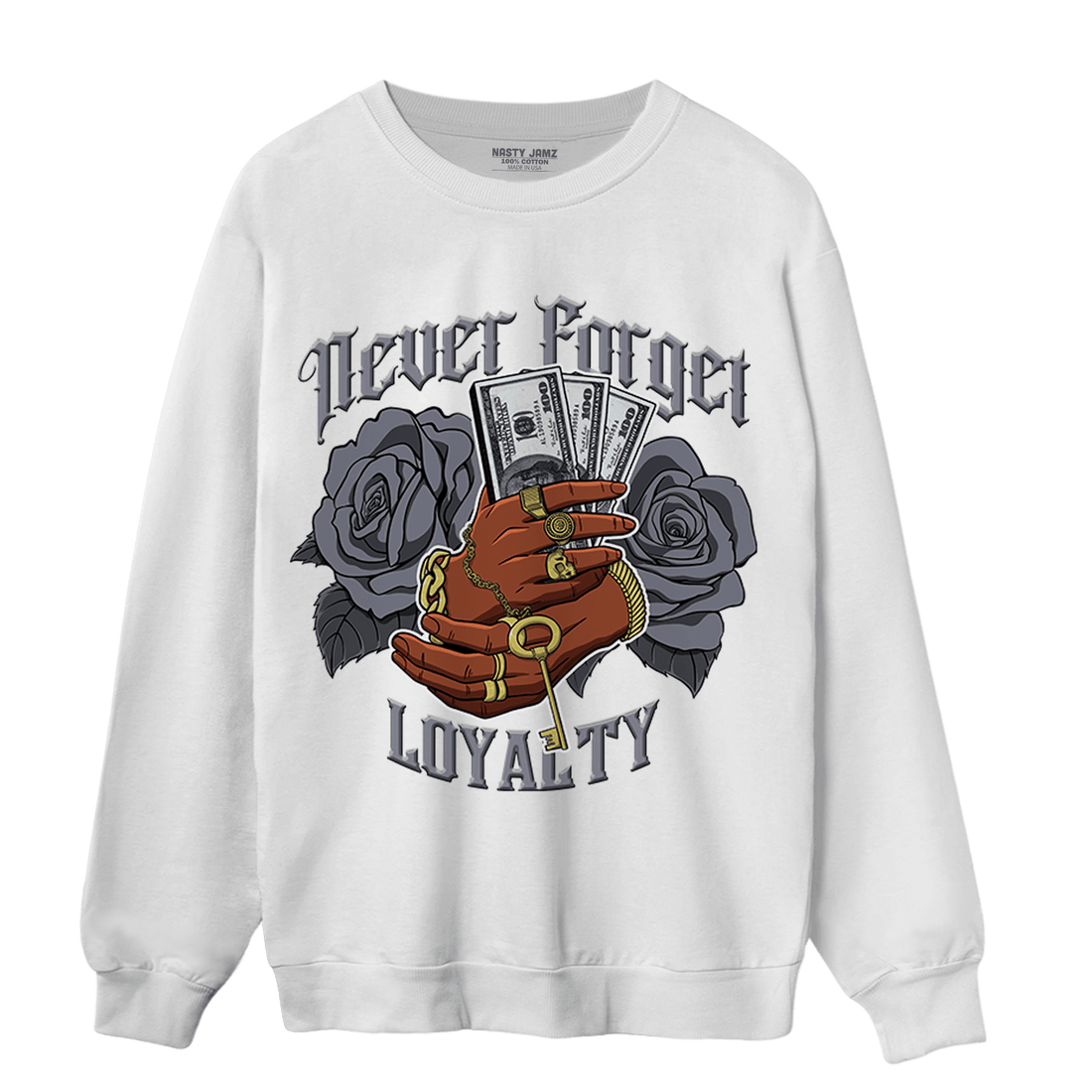 Stealth 14s Sweatshirt Match Never Forget Loyalty - NastyJamz